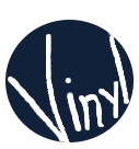 banner logo vinyl symbol LP - vinyl