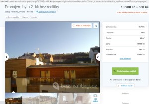 Pronajem bytu Praha