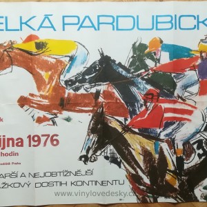Plakát VELKÁ Pardubická 1976, 86 ročník
