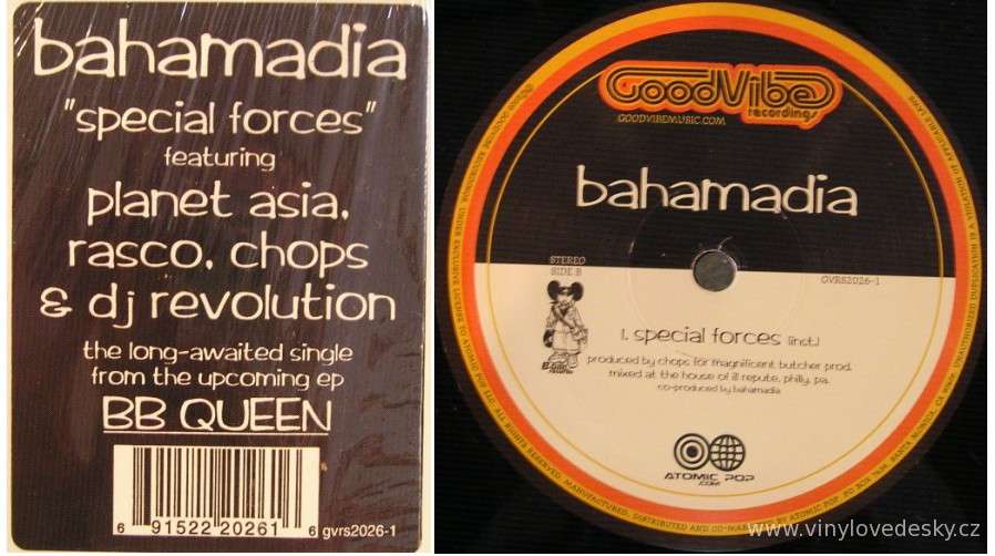 Bahamadia-Special Forces. Rap vinyl deska.DJ.