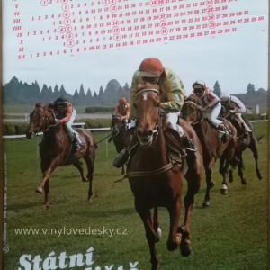 Kalendář koně , dostihy,1986