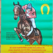 Plakáty koní-Zlatá podkova Zemědělských novin-Hvožďany-1984